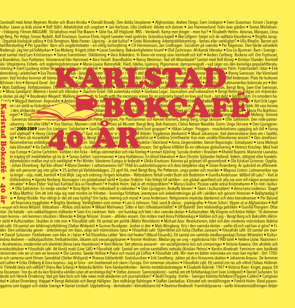 Karlstad bokcafé 40 år